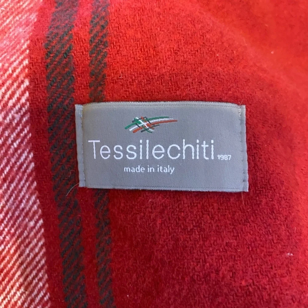 Tessilechiti Red Plaid Blanket
